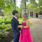 Strapless Hot Pink Prom Dress,Hot Pink Evening Dress        S5263