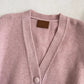 Sweet solid color V-neck knitted cardigan jacket     S4758