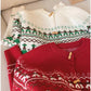 Jacquard round neck sweater jacket for women soft knitted cardigan      S4910