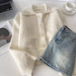 knitted cardigan simple short sweater jacket      S4730