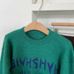 embroidered sweater round neck long-sleeved sweater top     S4780