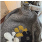 jacquard round neck sweater for women knitted top      S4830