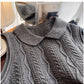 College style knitted vest for women new retro sweater vest trend     S5015