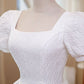 A-Line Homecoming Dress, Cute Short Sleeve Evening Dress         S5291