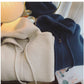 Solid color zipper knitted cardigan for women long-sleeved sweater jacket      S4850