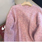 Popular Color Dot Round Neck Sweater Women's New Casual Sweater   S4891