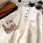 embroidered soft sweater top       S4681