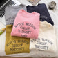 elegant embroidered sweater long-sleeved knitted top     S4708