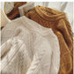round neck sweater for women vintage style pullover sweater      S4879