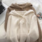 simple solid color knitted sweater top       S4679