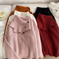soft sweater and scarf two-piece set    S4741