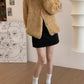 Sweet soft long-sleeved sweater jacket knitted top    S4676