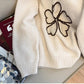 Sweet embroidered round neck sweater for women     S4878