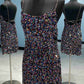 Chic Colorful Sequined Short Bodycon Dress       S5322