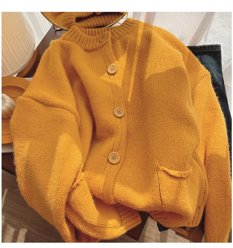 sweater jacket for women design long-sleeved knitted cardigan    S4838