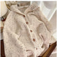 Knitted Sweater Women's 2024 Spring New Long-Sleeved Sweater Jacket       S4911
