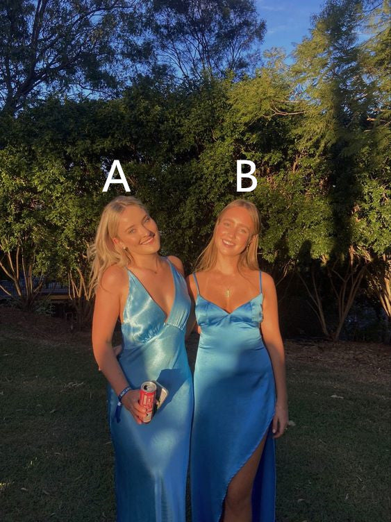 Blue Prom Dresses Formal Gowns Prom Dresses      S5247