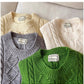 Retro knitted vest for women new round neck sleeveless sweater vest    S5012