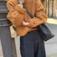 round neck thick outer sweater for women     S5057