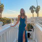 Simple Blue Long Prom Dress, Evening Dress        S5258