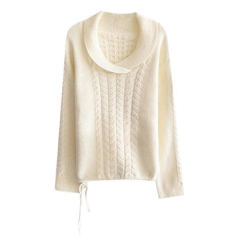 simple casual long-sleeved knitted sweater     S4788