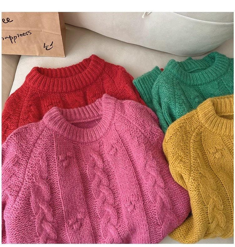 popular beautiful sweaters for women new style round neck sweaters    S4856