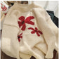 Jacquard round neck sweater for women long-sleeved sweater      S4896