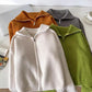 Stylish double-zip knitted cardigan long-sleeved jacket     S4698