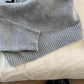 solid color casual sweater    S4781