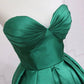 Satin High Low Prom Dress, Cute Sweetheart Neck Evening Party Dress       S5164