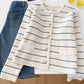 Sweet knitted cardigan round neck sweater jacket    S4728