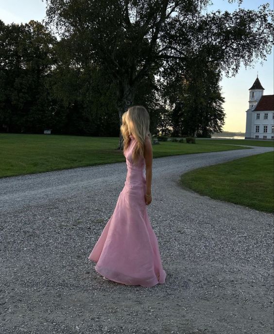 Pink Prom Dresses Formal Gowns Prom Dresses      S5224