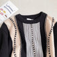 round neck knitted sweater     S4717