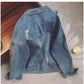 Denim jacket women's new casual jacket tops    S4931