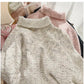 long-sleeved sweater for women soft sweater     S4869