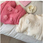 Round Neck Sweater Women's New Sweet Style Knitted Top     S4900