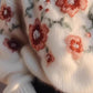apricot embroidered pullover knitted sweater jacket for women new style    S5050