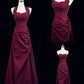 A-line Halter Sweetheart Long Party Dress, A-line Prom Dress     S5351