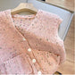 Women's knitted vest new style jacket top    S5029