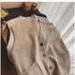 V-neck sweater vest new women's winter sleeveless knitted vest outer vest jacket     S5027