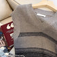 Striped knitted vest for women new styl top vest trendy    S5034