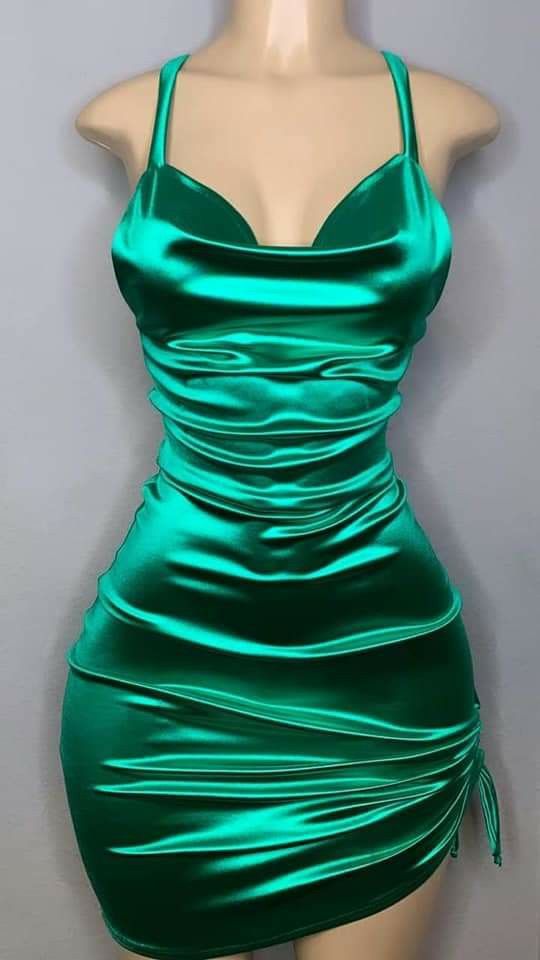 Green Short Prom Homecoming Dresses for Women    S5062