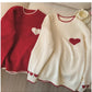 Fashionable embroidered round neck sweater for women      S4887