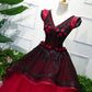 Unique V Neck Tulle Long Prom Dress, Evening Dress       S5195