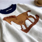 Fashionable elegant round neck long-sleeved knitted sweater     S4719