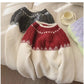Soft sweater for women long-sleeved sweater trendy     S4889