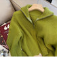 Autumn soft sweater jacket for women knitted cardigan     S4844