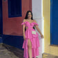 Pink Prom Dress A-Line Party Dress     S4990
