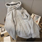 winter hooded sweatshirt for women new trendy casual cardigan jacket       S4936