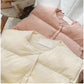 Solid color cotton vest for women winter new sleeveless vest jacket      S5007